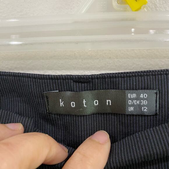 Koton Bootcut Career Wear Lightweight Trousers Size US 6 - Picture 4 of 15